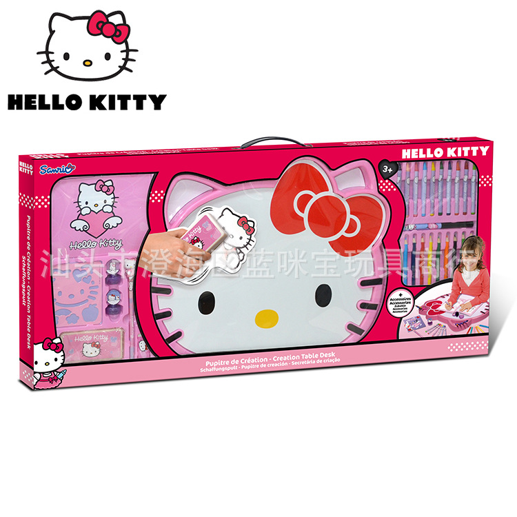 Hello Kitty HKC089凱蒂貓創意畫板套裝 兒童學習益智文具玩具批發・進口・工廠・代買・代購
