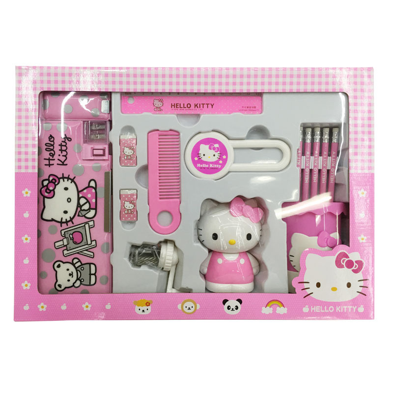 小學生學習用品禮盒文具套裝兒童獎品文具套裝送禮女KT9723批發・進口・工廠・代買・代購