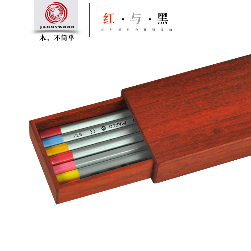 開學禮物文具盒創意筆盒禮盒復古風木質收納盒學生畫筆鉛筆鋼筆盒批發・進口・工廠・代買・代購