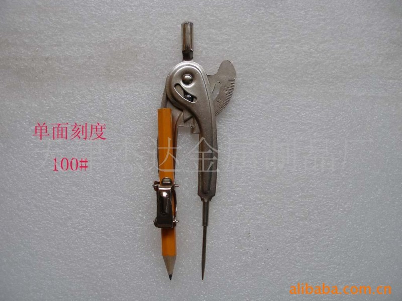 供應金屬鐵圓規(單麵刻度1-4)工廠,批發,進口,代購