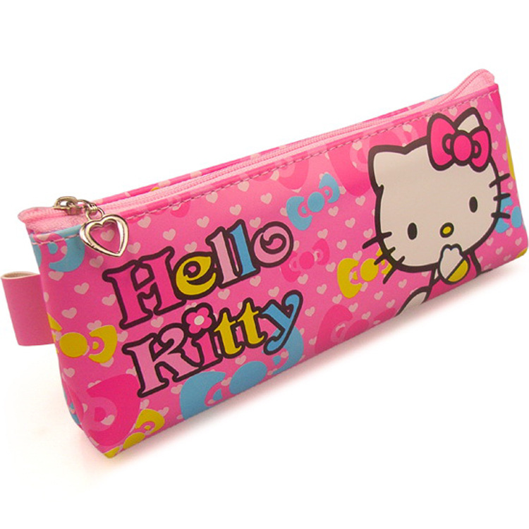 批發 Hello Kitty 凱蒂貓 皮質文具收納包 筆袋/2218批發・進口・工廠・代買・代購