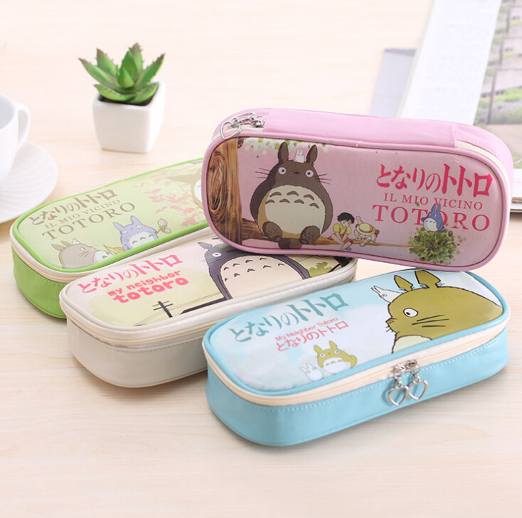 韓國創意文具盒龍貓筆袋 簡約卡通大容量鉛筆盒 可愛學生鉛筆袋批發・進口・工廠・代買・代購