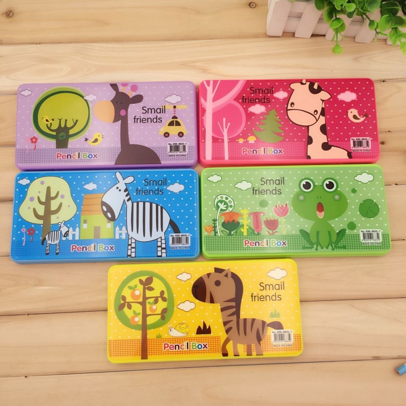 韓國創意文具盒塑料鉛筆盒可愛文具盒 折疊網格 收納盒批發・進口・工廠・代買・代購