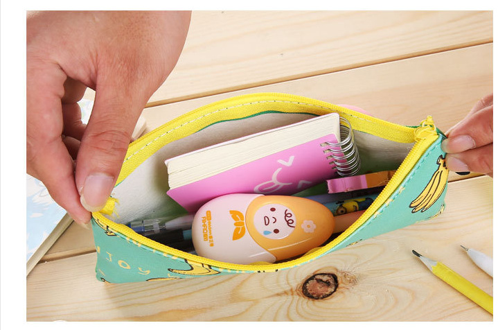 韓版文具創意水果傢族PU筆袋 防水學生B6鉛筆盒 收納包文具袋工廠,批發,進口,代購