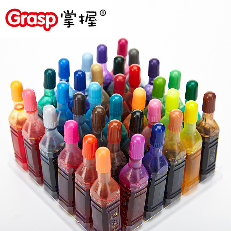 批發掌握020-36色水彩筆噴噴筆補充液 彩色墨水 適用於任何彩筆工廠,批發,進口,代購