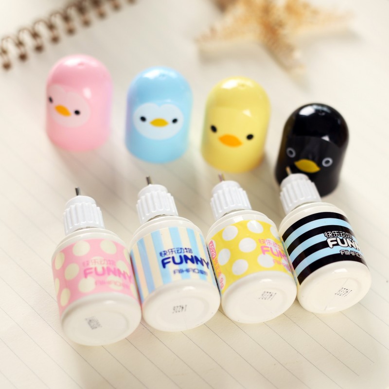 愛好文具 可愛動物 卡通修正液 改正液 塗改液 9g AH6529工廠,批發,進口,代購