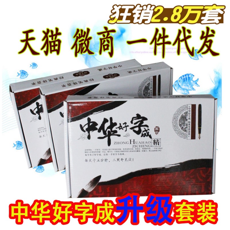中華好字成練字套裝凹槽練字板電商特供好字速練通一件代發工廠,批發,進口,代購
