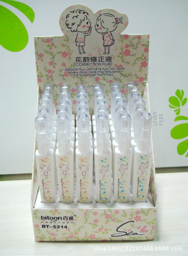 卡通修正液10ml          創意修正液        環保筆試修正液工廠,批發,進口,代購