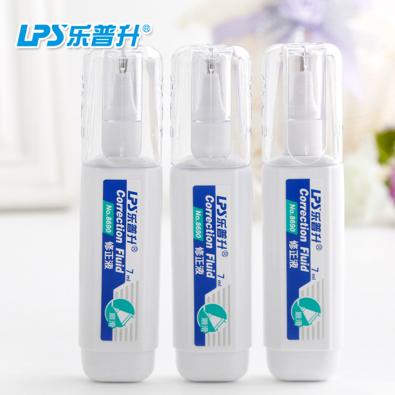樂普升8690快乾型修正液新品創意塗改液學生文具用品 廠傢直銷工廠,批發,進口,代購