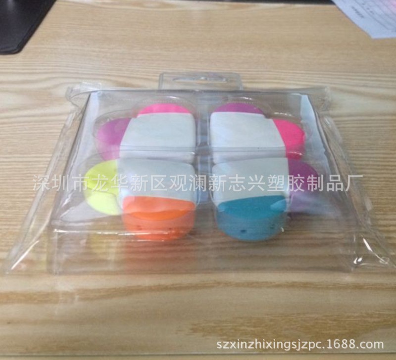 深圳文具用品 PVC透明拉鏈包裝袋子學生專用筆袋子 彩筆包裝袋子批發・進口・工廠・代買・代購