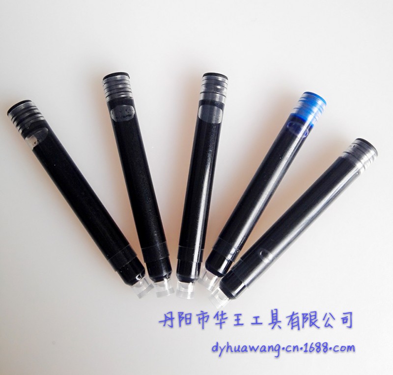 廠傢直供口徑2.6mm長52mm藍色,黑色，藍黑色直液式墨水囊工廠,批發,進口,代購