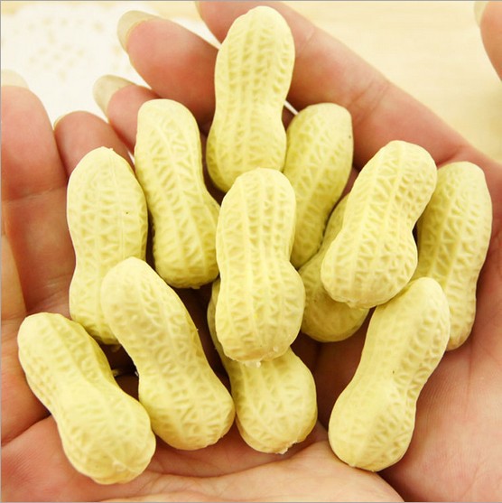 創意花生橡皮擦 食物仿真造型橡皮 韓國創意文具小學生用品獎品批發・進口・工廠・代買・代購
