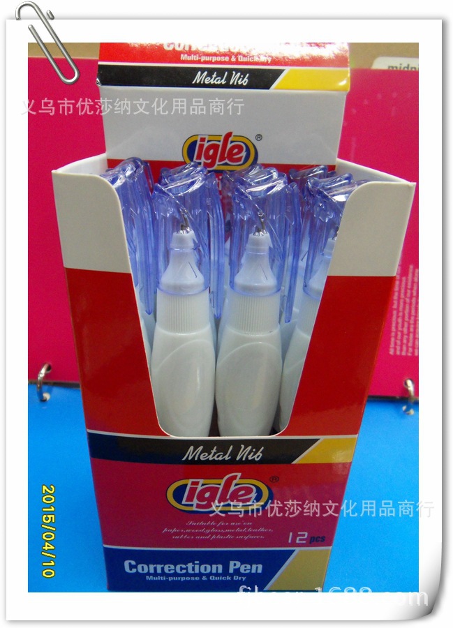 igle241特長修正筆，修正液，辦公必備，環保無毒，特白快乾工廠,批發,進口,代購