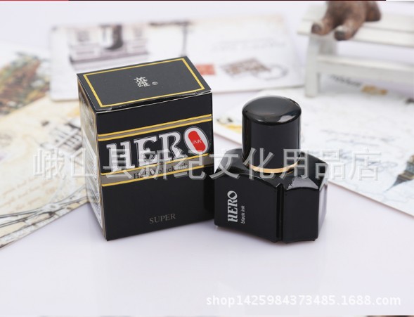 英雄正品400黑特級墨水 25ml 鋼筆墨水 辦公練字書工廠,批發,進口,代購