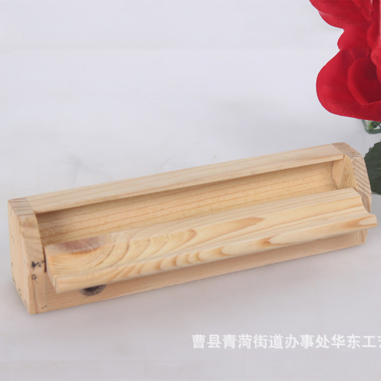 木製筆盒學生創意松木文具盒定做 DIY兒童鉛筆文具盒實木禮品筆盒批發・進口・工廠・代買・代購