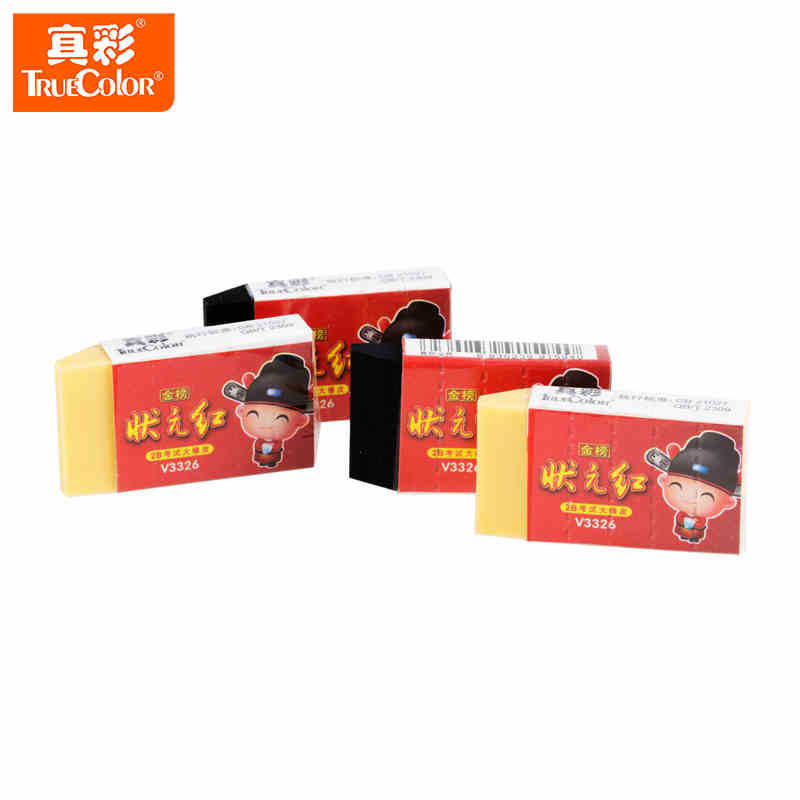 真彩 金榜狀元紅考試專用 2B橡皮 學生文具橡皮擦 學習用品 V3326工廠,批發,進口,代購