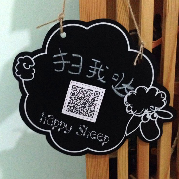 韓國文具  創意掛式羊羊小黑板 手寫黑板  留言板批發・進口・工廠・代買・代購