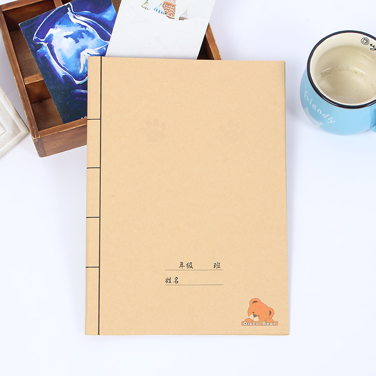 廠傢直銷 迪斯熊環保牛皮紙書皮 光滑防水書套 A4 書皮 批發工廠,批發,進口,代購