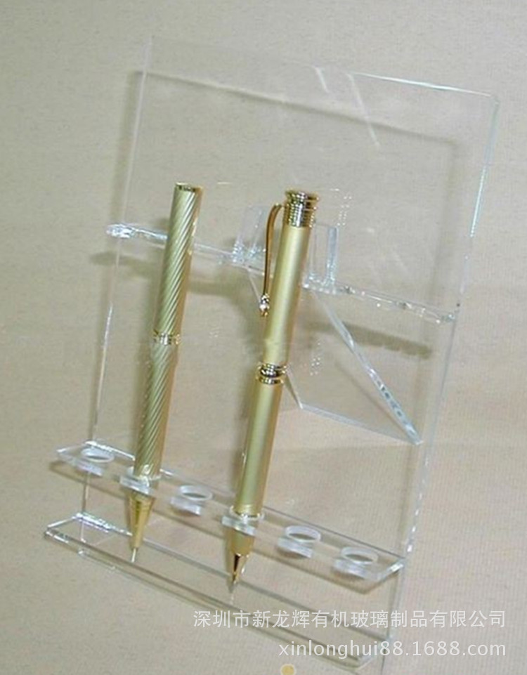 有機玻璃簡易筆架 文具店桌麵筆架 展示用品 亞克力辦公用品工廠,批發,進口,代購