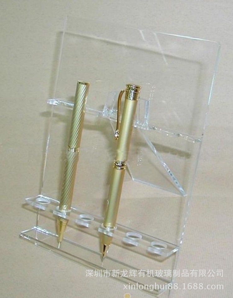 有機玻璃簡易筆架 文具店桌麵筆架 展示用品 亞克力辦公用品批發・進口・工廠・代買・代購