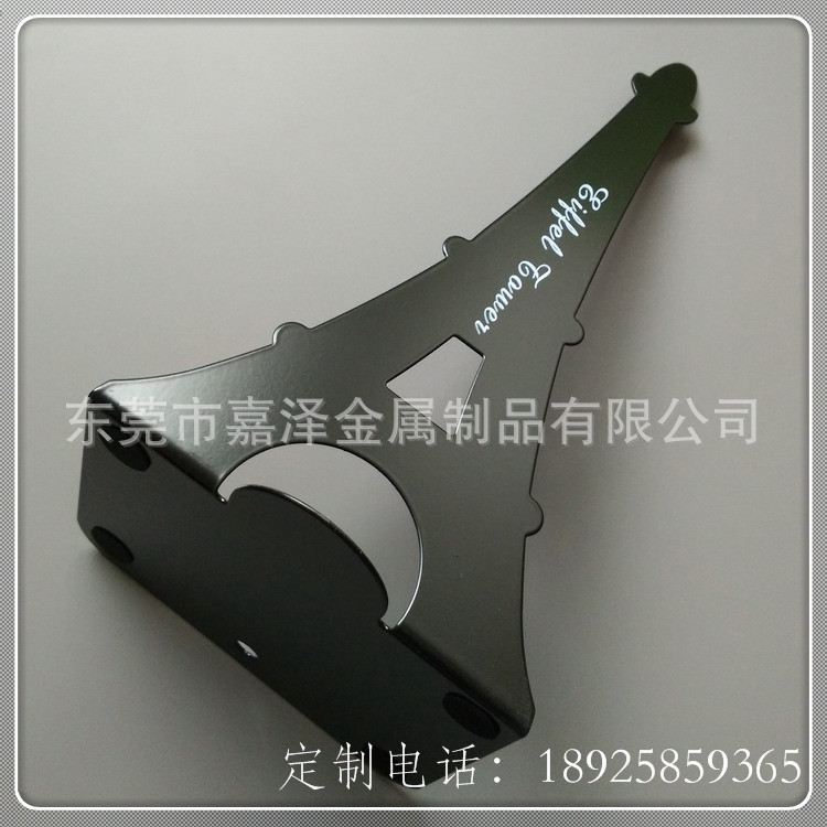 定製高塔噴黑漆書立 絲印logo鏤空鐵書立 置物金屬書立加工批發・進口・工廠・代買・代購