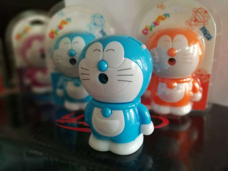 卡通哆啦A夢文具學生創意造型手搖轉筆刀可愛卷鉛筆器削筆刀批發工廠,批發,進口,代購