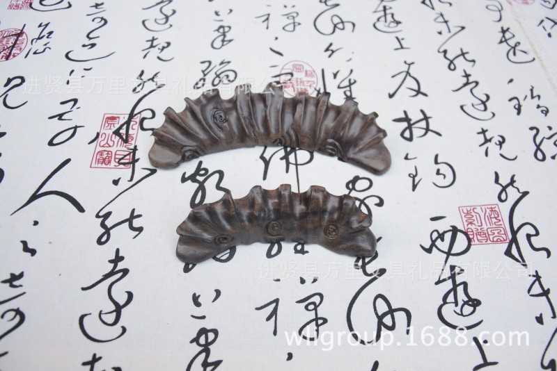 萬裡集團直營黒枝圓弧筆山 實木工藝木製筆架 黒枝款大小筆架推廣工廠,批發,進口,代購