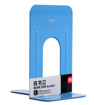 得力9263書立 9寸大號鐵書立書檔書夾書靠 一對工廠,批發,進口,代購