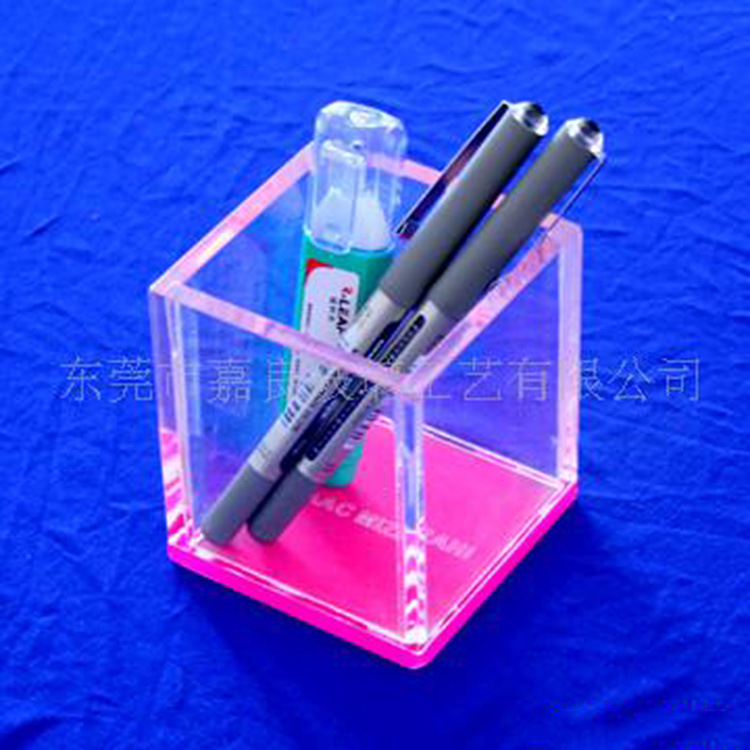 廠傢供應高品質透明或有色亞克力筆架筆盒 歡迎訂購批發・進口・工廠・代買・代購