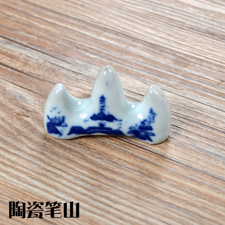 廠傢銷售長6.5CM寬4CM高1.8CM陶瓷筆架工廠,批發,進口,代購
