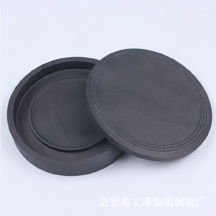 廠傢直銷 實用性硯臺 5英寸羅紋硯 文房四寶端硯墨盤經濟性圓形工廠,批發,進口,代購