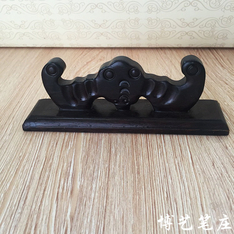 黑梓木蝙蝠筆擱 精品仿古筆擱 文房書畫用品 筆架筆山山形筆架工廠,批發,進口,代購