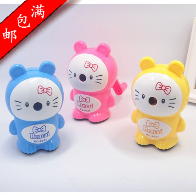 hello kitty卡通手搖卷筆刀 自動進筆削筆器 筆刨  文具批發工廠,批發,進口,代購