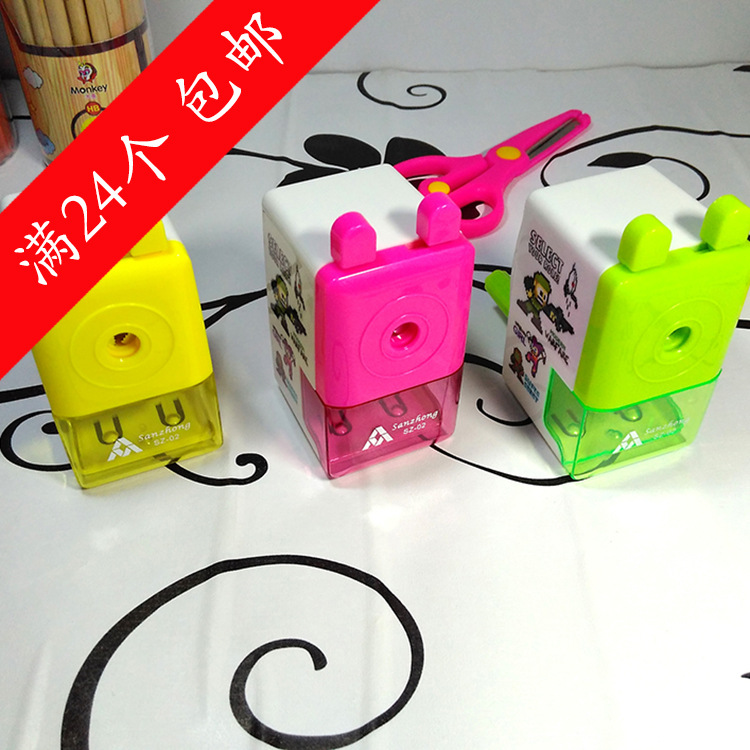 包郵削筆機批發手動中小學生卷筆刀 手搖轉筆器  削筆機包郵工廠,批發,進口,代購