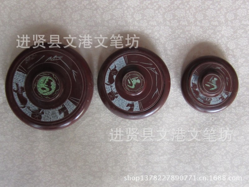 長期供應 4寸古馬硯臺 時尚羅紋石墨硯工廠,批發,進口,代購