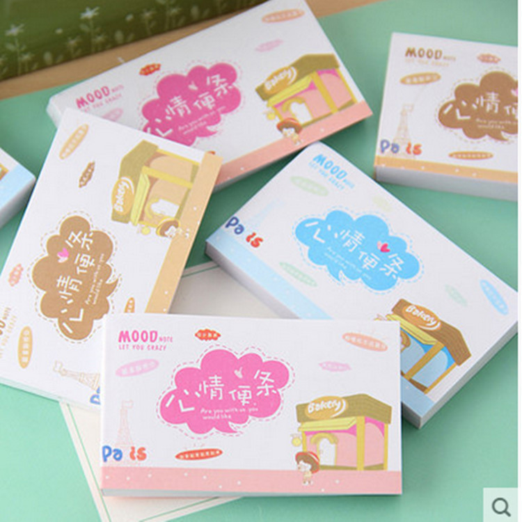 韓版文具卡通心情便簽本便簽紙可愛彩色便利貼淘寶贈品學習用品批發・進口・工廠・代買・代購