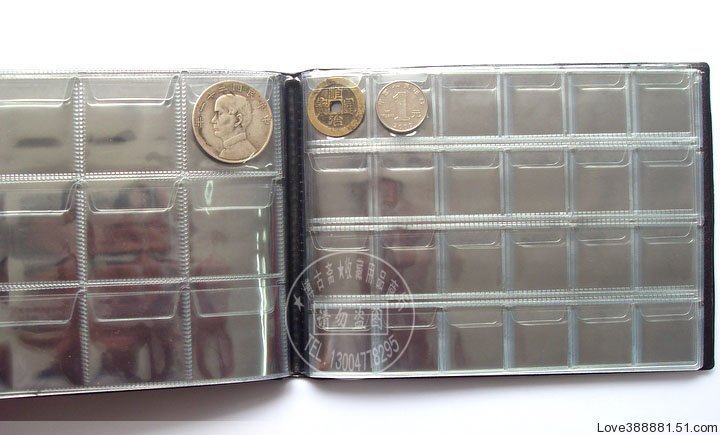 新款大蘇式混配型硬幣冊 大小共可裝180枚 錢幣 人民幣 硬幣工廠,批發,進口,代購