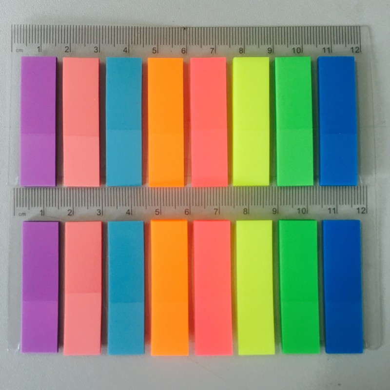 金敖  便利貼PET便利貼  帶PVC尺子  創意辦公用品 可重復黏貼批發・進口・工廠・代買・代購