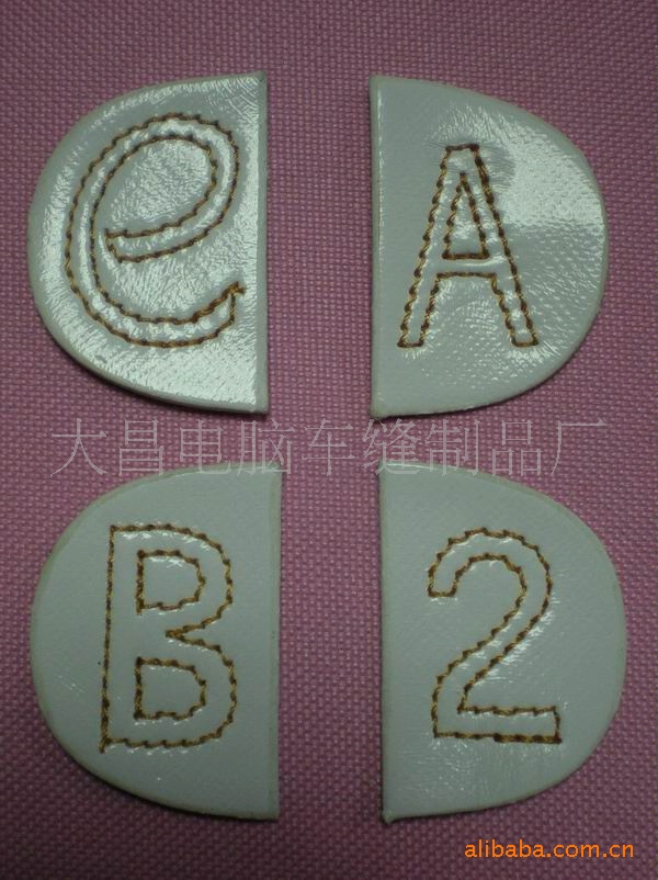 文字車縫加工字母車線加工文字花樣車縫加工動植物圖形車縫工廠,批發,進口,代購