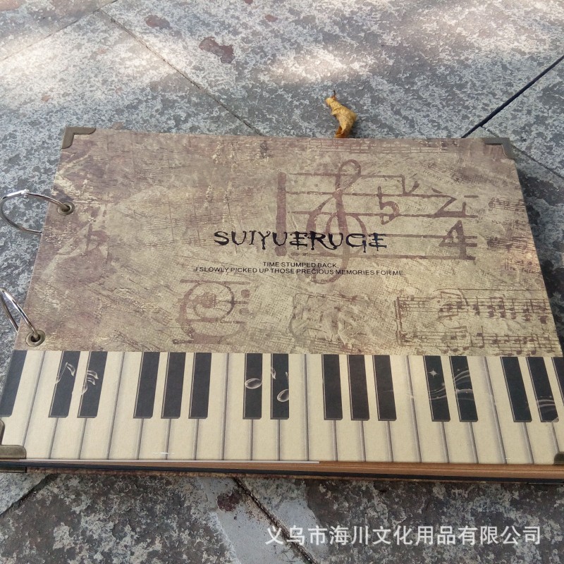 廠傢文具批發 獨傢首發牛皮紙系列相冊A4 活頁照片冊 DIY相冊工廠,批發,進口,代購