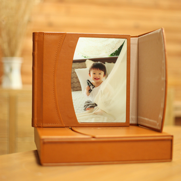 廠傢特價直銷影樓相冊封麵兒童婚紗款生日禮品影集10寸12寸套系工廠,批發,進口,代購