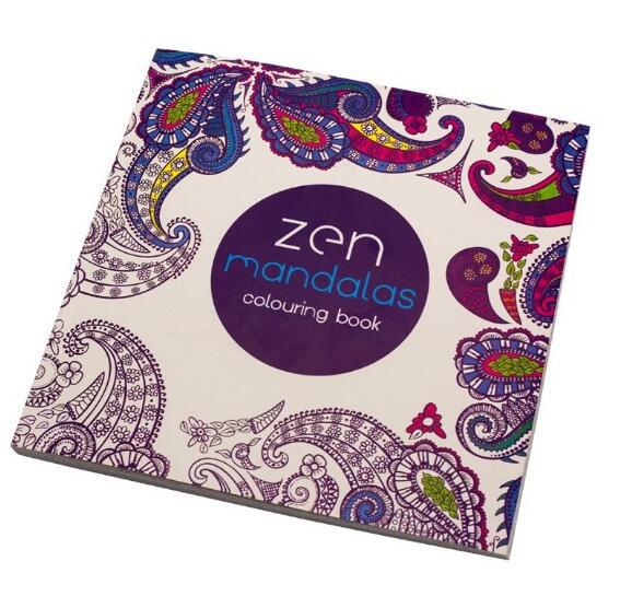 秘密花園系列 Zen Mandalas 曼陀羅英文版填色本塗色本兒童禮物批發・進口・工廠・代買・代購