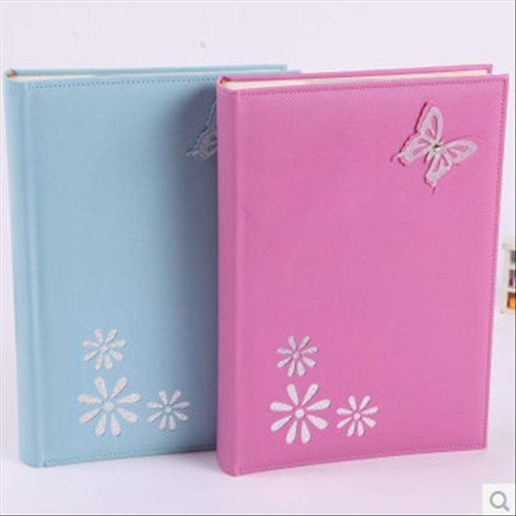 大本影集插頁式畢業紀念冊精美蝴蝶鏤空情侶 結婚高檔相冊工廠,批發,進口,代購