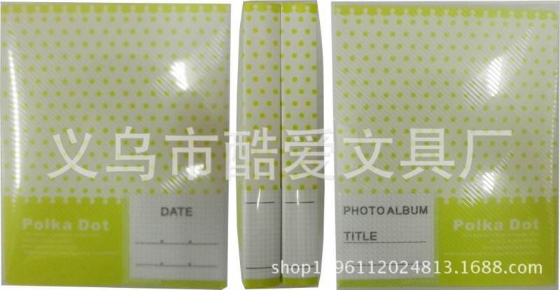 日本賽利亞同款PP相冊 圓點環保印刷相冊 學生相冊 圖案可定製工廠,批發,進口,代購