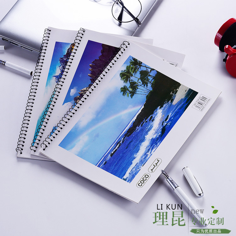 廠傢批發 旅遊紀念品風景圖案記事本 空白畫畫本 素描白紙本子工廠,批發,進口,代購