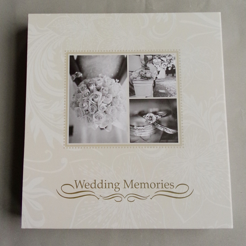 精品紙麵婚禮相冊封麵印水晶禮盒裝低價銷售一件代發工廠,批發,進口,代購