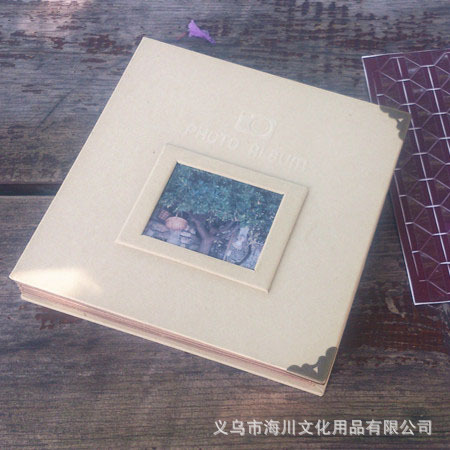 廠傢供應  牛皮紙創意DIY相冊  方形DIY相冊 禮品促銷工廠,批發,進口,代購