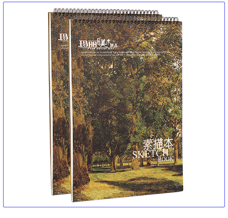 瑪麗8K上翻專業素描本 環線寫生易上色40頁畫畫本彩色寫生白紙本工廠,批發,進口,代購