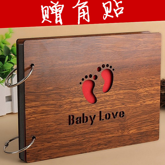 創意紀念diy相冊 禮品活頁相冊定製禮品贈品相簿 8寸木質工廠,批發,進口,代購
