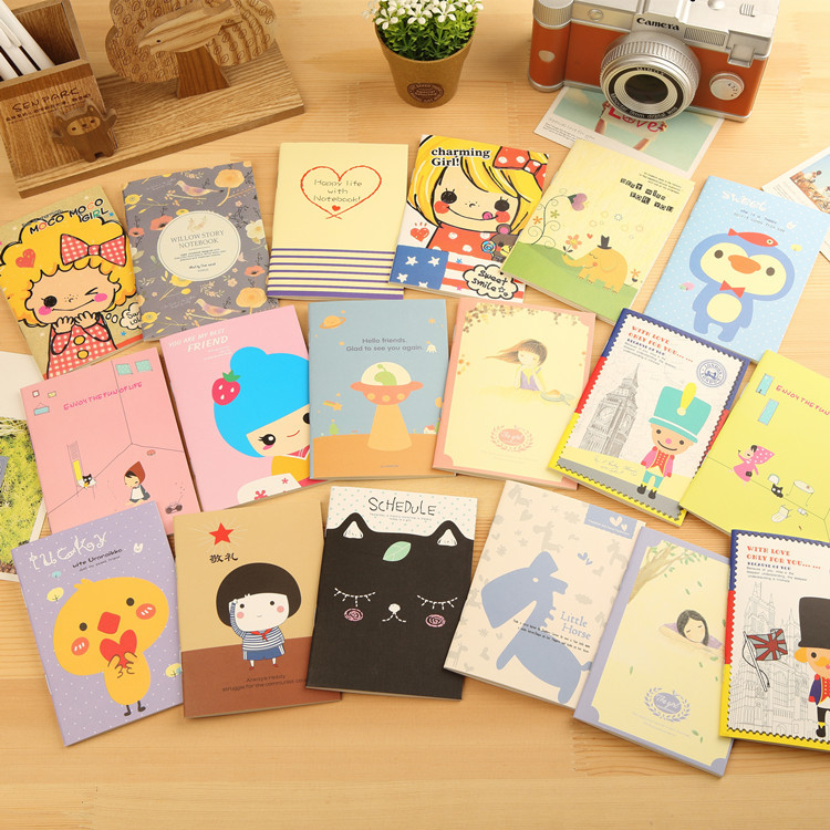 日韓國文具 創意可愛卡通小本子 學生筆記本 淘寶贈品工廠,批發,進口,代購